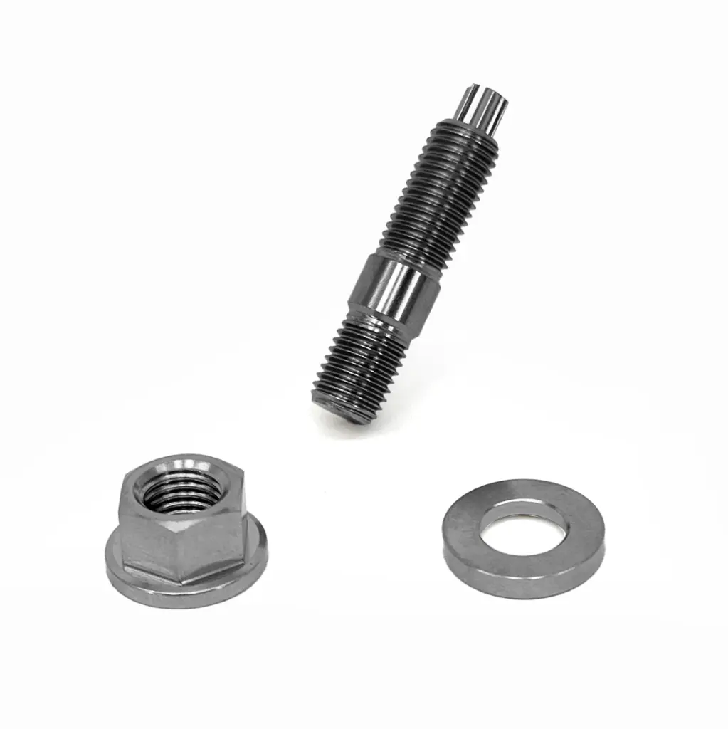 PHR Titanium Stud Kit, M10X1.25, 6pt, 37mm - Includes Stud, Nut and Washer