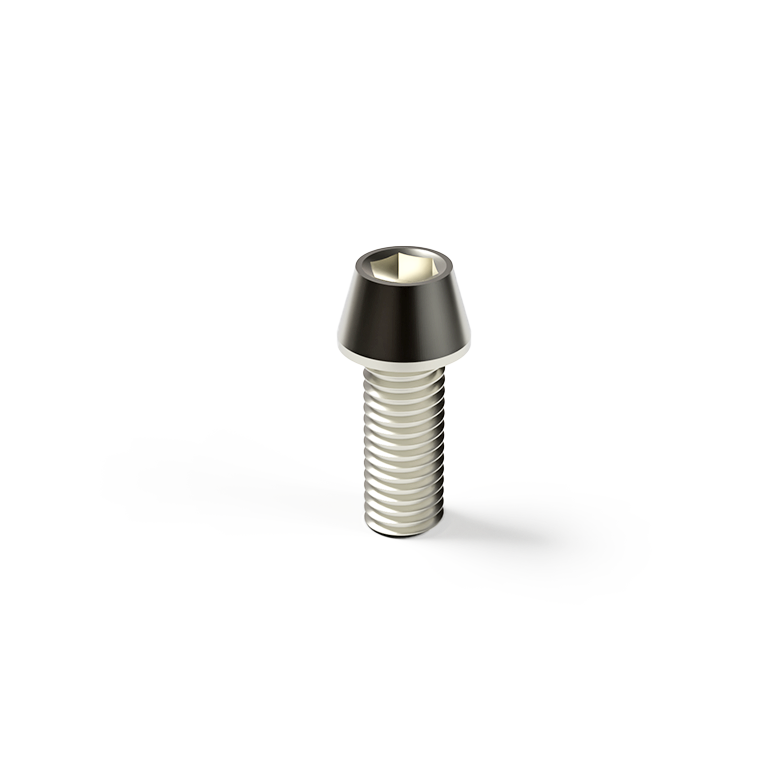Bolt, Titanium, Coned Socket Head, M8x1.25, 16mm Long