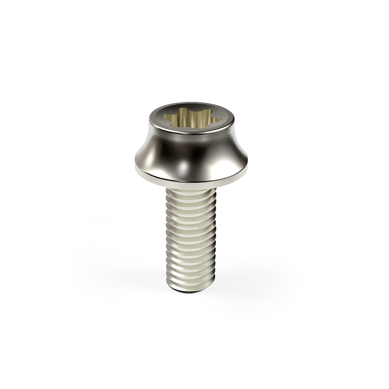 Bolt, Titanium, Torx Head with Flange, M8x1.25, 25mm Long
