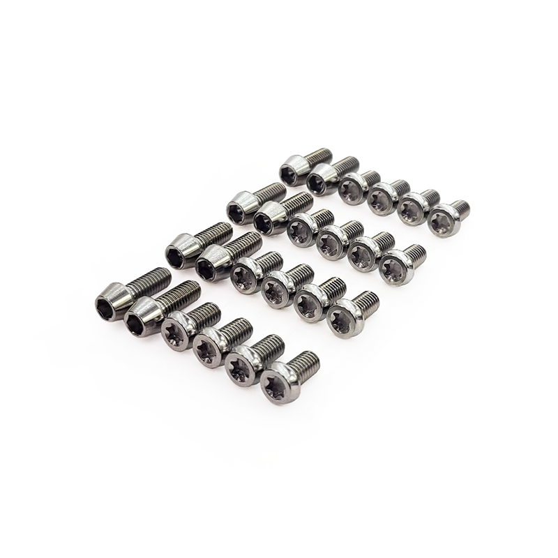 Titanium Hardware Kit for PHR Flex Billet Valve Covers (For Logo Plate, Block Off Plate, and Breather Manifold)