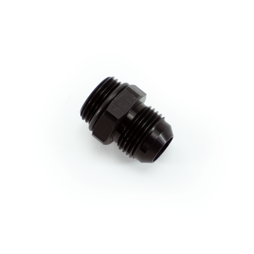 [FIT.10ORB.10ANM.0.A.AB] -10ORB to -10AN male fitting, Straight, Aluminum, Anodized Black