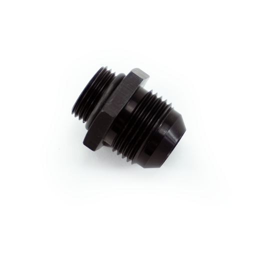 [FIT.10ORB.12ANM.0.A.AB] -10ORB to -12AN male fitting, Straight, Aluminum, Anodized Black