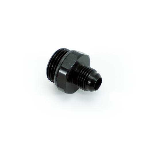 [FIT.10ORB.6ANM.0.A.AB] -10ORB to -6AN male fitting, Straight, Aluminum, Anodized Black 