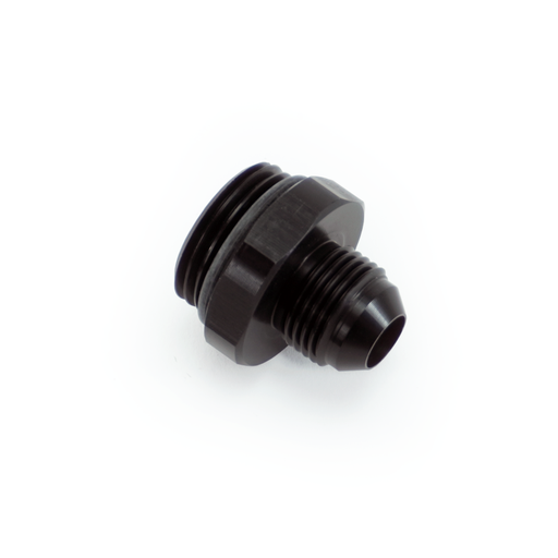[FIT.12ORB.8ANM.0.A.AB] -12ORB male to -8AN male fitting, Straight, Aluminum, Anodized Black 