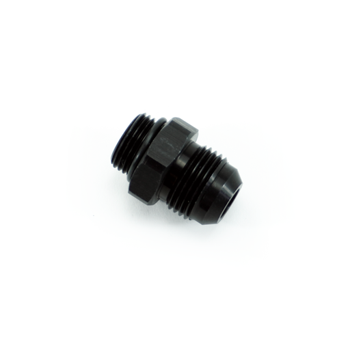 [FIT.8ORB.10ANM.0.A.AB] -8ORB to -10AN male fitting, Straight, Aluminum, Anodized Black 