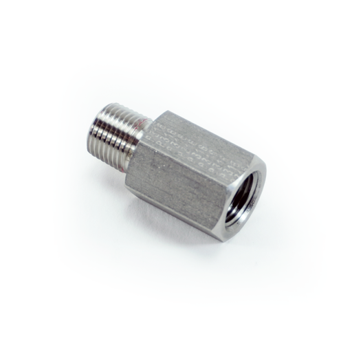 [FIT.18BSPTM.18NPTF.SS] 1/8 BSPT male to 1/8 NPT female metric to standard adapter 