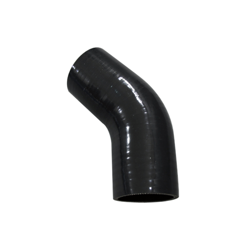 [CX SH250-4BK-45-85] 2.5" 45 Deg Black Elbow Silicone Couple