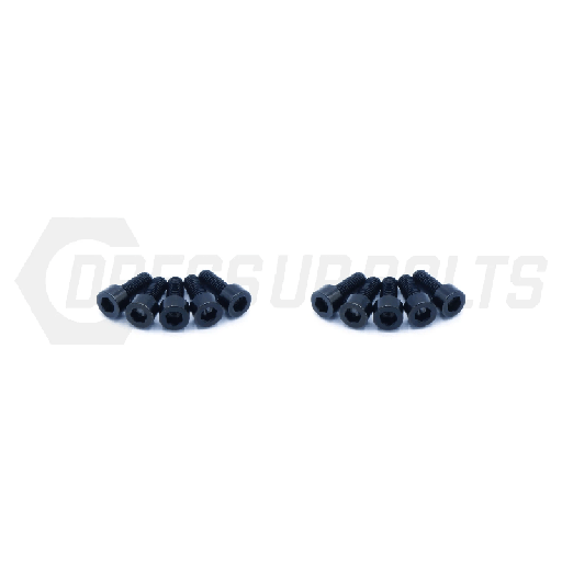 [DUB TOY-020-Ti-BLK] 2JZ-GTE Titanium Dress Up Bolts Coil Pack Cover Kit - Black