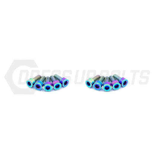 [DUB TOY-020-Ti-TB] 2JZ-GTE Titanium Dress Up Bolts Coil Pack Cover Kit - True Burned