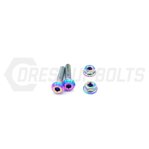 [DUB TOY-022-Ti-TB] 2JZ-GTE Titanium Dress Up Bolts Throttle Body Kit - True Burned