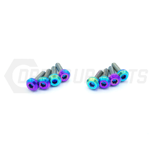 [DUB TOY-019-Ti-TB] 2JZ-GTE Titanium Dress Up Bolts Valve Cover Kit - True Burned