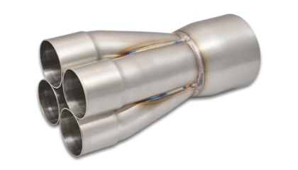 [VIB 10316] 4-1 Merge Collector, 2.25" Inlet I.D.; Merge - 3.5"; Outlet O.D. 4"