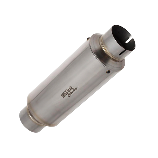 [Burns SM-400-550-17] Burns Muffler: 4" inlet/outlet, 5.5" OD, 17" long