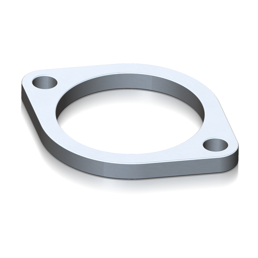 [FB.03.SS.2.0.300] Flange, Stainless Steel, 2 Bolt, Unthreaded, 3" Opening 