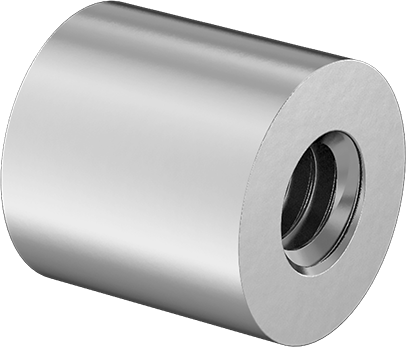 [FB.07.AL.M6.100.F] M6x1.0 threaded standoff, .5in OD, 13mm long