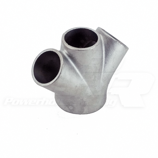 [FB.06.SS.C.3.144.1.216] PHR Cast Collector, 3 into 1, 3 x 1.25 schedule 10 into 2.0 schedule 10, inline