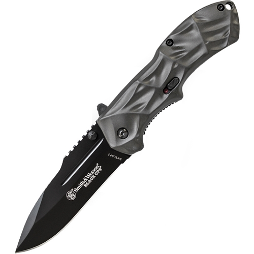 [SWBLOPS3] Smith & Wesson Black Ops SWBLOP3 M.A.G.I.C. Drop Point Assisted Knife