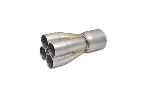 [VIB 10308] Vibrant 4-1 SS Merge Collectors (2in Inlet Slipover ID 3in Merge Outlet OD)
