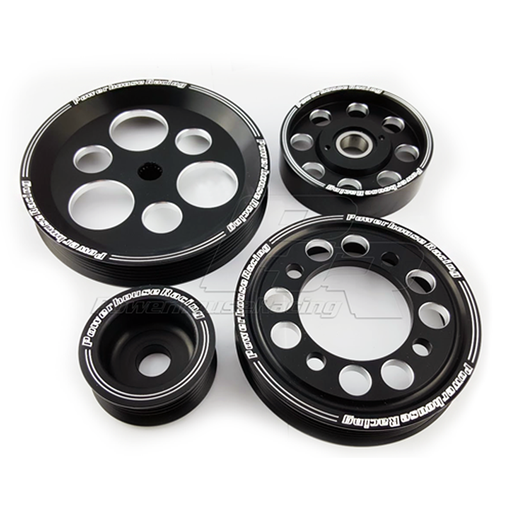 PHR 4 Piece Billet Aluminum Pulley Set for MKIV Supra or SC300