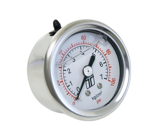 [TS 0402-2023] Turbosmart FPR Gauge 0-100psi Liquid Fill