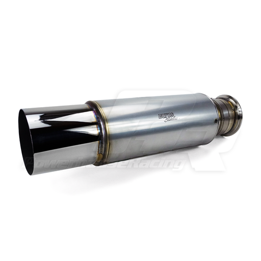 [PHR 01011119] PHR Burns 4" Muffler with 5" polished tip, for 1993-1998 MKIV Supra