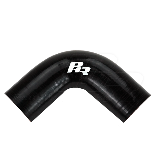 [PHR 00002590-250x4.BK] 2.5" ID 90 Degree Elbow, 4" Legs, Gloss Black