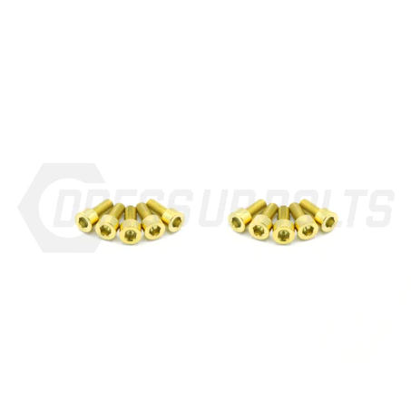 [DUB TOY-020-Ti-GLD] 2JZ-GTE Titanium Dress Up Bolts Coil Pack Cover Kit - Gold