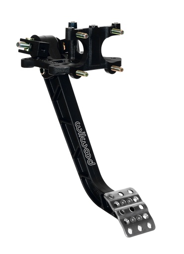 [WIL340-12509] Wilwood Pedal Assembly, Brake, 6.25 to 1 Ratio, 11.710 in Long, Reverse Swing Mount, Aluminum, Black Paint, Kit