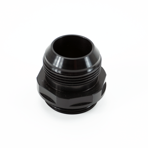 [FIT.20ORB.20ANM.0.A.AB] -20ORB to -20AN male fitting, Straight, Aluminum, Anodized Black