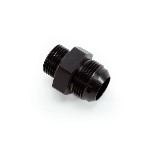 [FIT.12ORB.16ANM.0.A.AB] -12ORB to -16AN male fitting, Straight, Aluminum, Anodized Black