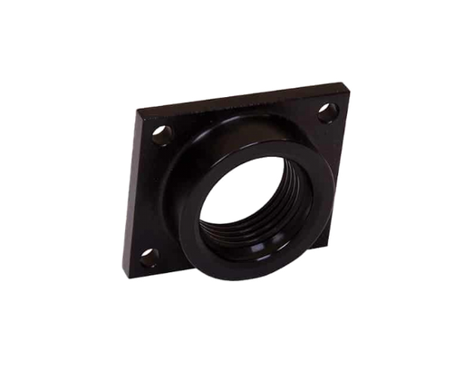 [WAT 29007] Fuel Pump Adapter, 12 AN, Aluminum, Black Anodized, Waterman Fuel Pumps, Each