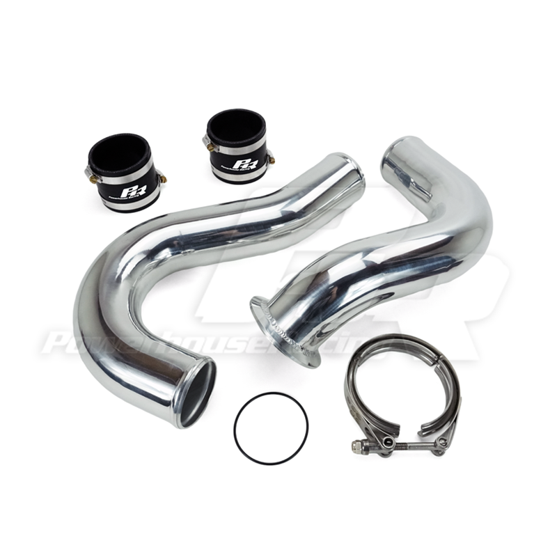 PHR 3.0" Hot Side Intercooler Pipe for MKIV Supra TT, PHR Long Runner - Equal Length, QR Series, S1 and V1 Manifolds, Sportsman Cover