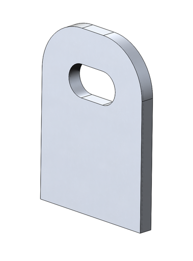 [FB.09.AL.0125.1607.1420.1147.0545.0295] Aluminum Weld Tab