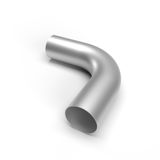 [FB.01.AL.350.080.350.90] Mandrel Bend, Aluminum, 3.5" OD, 90 Degrees