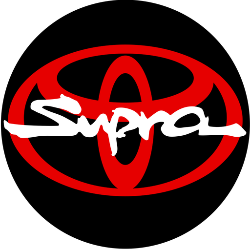 [PHR 00000128.C.TSUP] Oil Cap Sticker (Toyota Supra Logo)