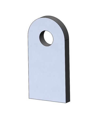 [FB.09.AL.0188.2000.1000.1500.0375.0375] Aluminum Weld Tab