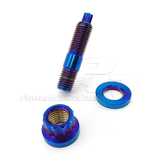 PHR Titanium Stud Kit, M10X1.25, 12pt, 41mm - Includes Stud, Nut and Washer