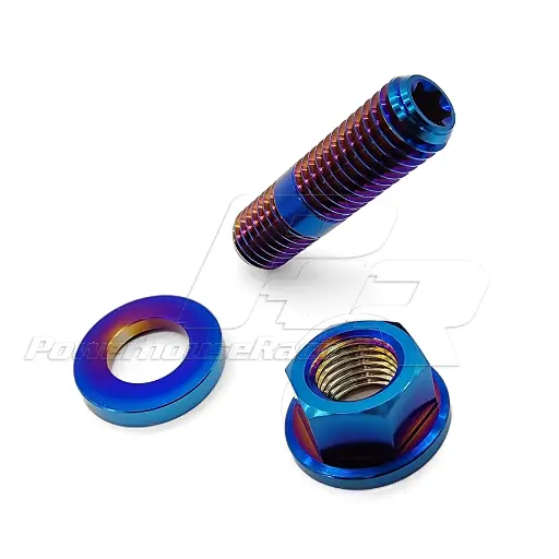 PHR Titanium Stud Kit, M10X1.5, 6pt, 37mm - Includes Stud, Nut and Washer