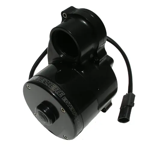Meziere Electric Water Pump, Radiator Mounted, Single Out, 55 GPM