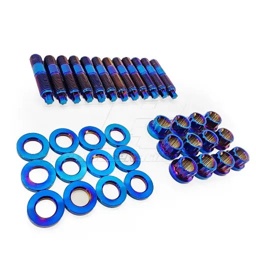 PHR Titanium Stud and Nut Kit for 2JZ Turbo Manifolds