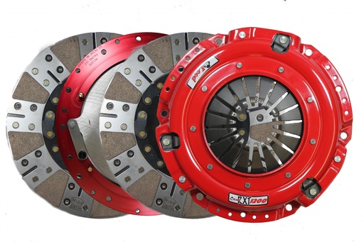 [MCL 6482230HD] McLeod RXT 1200 HD Twin Disc Clutch Kit Steel Flywheel for Supra 93-98 2JZ-GTE V160 Trans