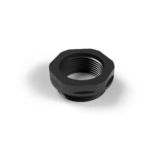 [FIT.20ORBM.16ORBF.0.A.AB] -20ORB Male to -16ORB Female, Straight, Aluminum, Anodized Black