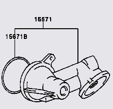 [To 15670-46070] Oil Filter Bracket/Housing from 2JZ-GE