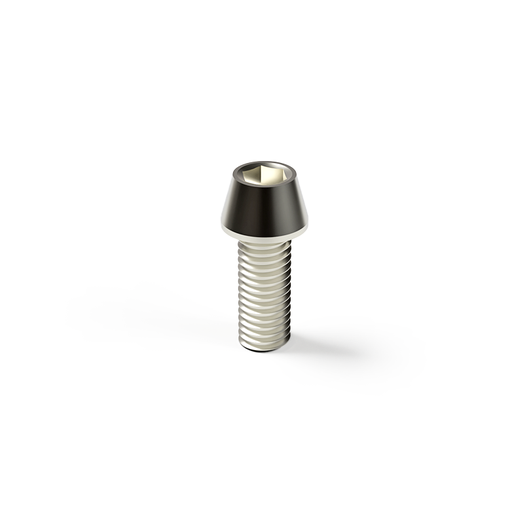 Bolt, Titanium, Coned Socket Head, M8x1.25, 20mm Long 