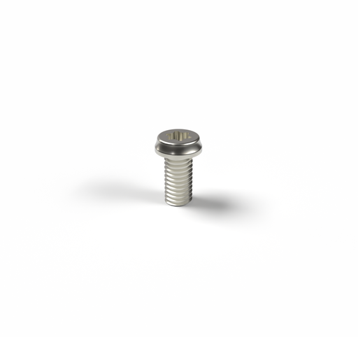 Bolt, Titanium, Low-Profile Torx Head with Flange, 10-32, .375in Long