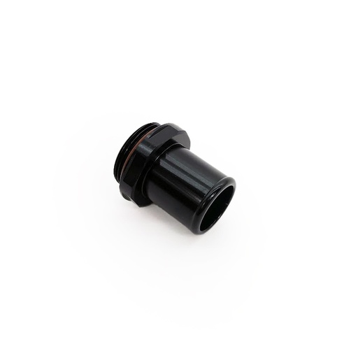 [FIT.20ORBM.T138.0.A.AB] -20ORB Male to 1.375" Tube Fitting, Straight, Aluminum, Anodized Black