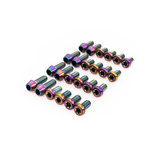 Titanium Hardware Kit for PHR Flex Billet Valve Covers (For Logo Plate, Block Off Plate, and Breather Manifold)